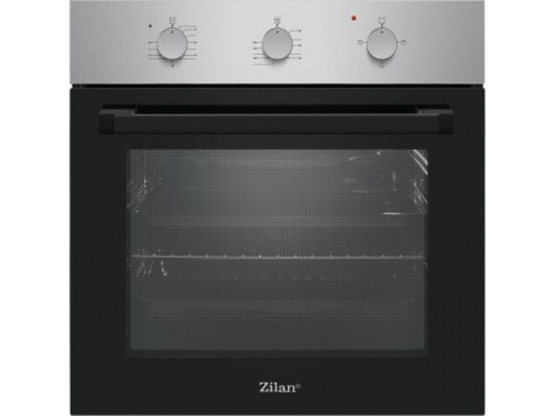 Cuptor incorporabil Zilan ZLN-0065, Electric, 2200W, Timer 90 min, 70 l, Clasa A, Inox