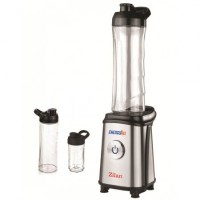 Blender inox pentru smoothies ZILAN ZLN-0504, 350 W, 3 recipiente 600ml/600ml/300ml