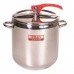 Oala sub presiune inox Zilan ZLN-1015C, Capacitate 9L + Tigaie wok 25 cm CADOU