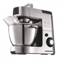 Mixer cu bol Heinner Master Collection HPM-1500XMC, 1500 W, Bol 5.5 l , 6 Viteze, Argintiu/Negru 