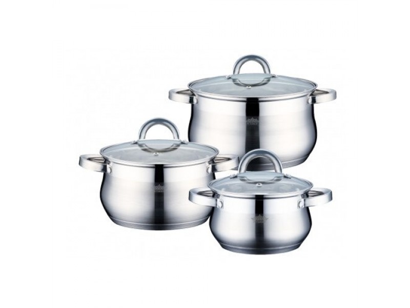 Set cratite inox Peterhof PH-15237, 6 piese, capace sticla