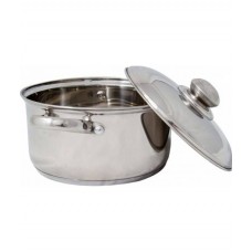 Cratita inox cu capac Grunberg GR1924, 24 cm, 5L