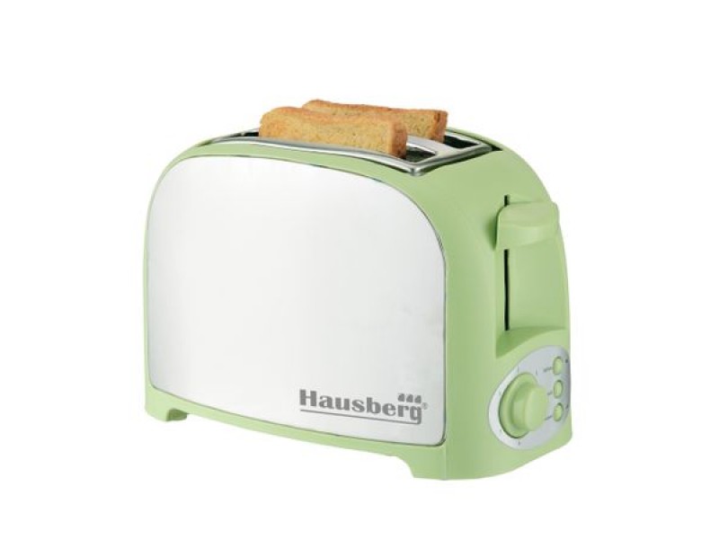 Prajitor paine 2 felii Hausberg, HB-190G, 750W, VERDE