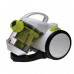 Pachet Aspirator fara sac , Putere 700 W, ciclonic,Alb/ Verde, Capacitate colectare 1.5 l + Galeata Magic Mop cu mop rotativ, HB-2090V