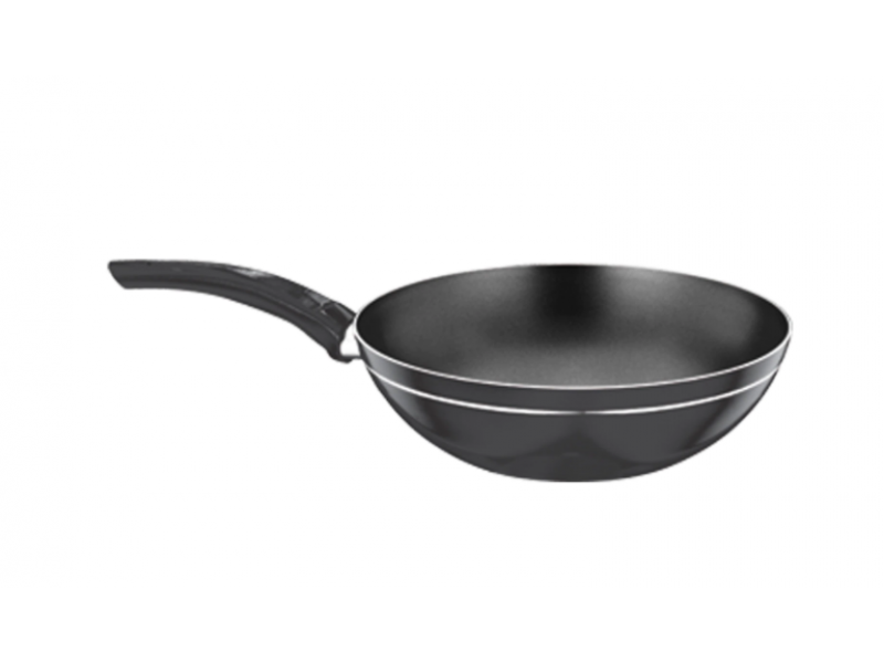 Tigaie wok aluminiu ZILAN ZLN-2096, Non-stick, 26 cm