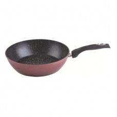 Tigaie wok aluminiu 28 X 7.5 cm, 3.3L, Baza pe inductie, Marmorat, GR2437