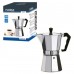 Cafetiera Espresso Floria ZLN-2485, 3 cesti, 150 ml, Ø8 cm, aluminiu, Argintiu