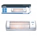 Radiator perete Floria , 2 rezistente quartz, Unghi inclinare reglabil, Putere 1200W + Set cutite 3 piese