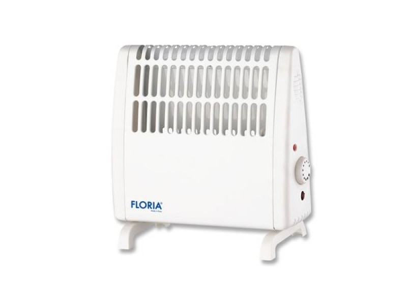 Convector electric , Putere 450W, Termostat reglabil, Alb, FLORIA  + Set cutite 3 piese