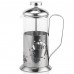 Infuzor sticla 600 ml din sticla cu suport inox GR325