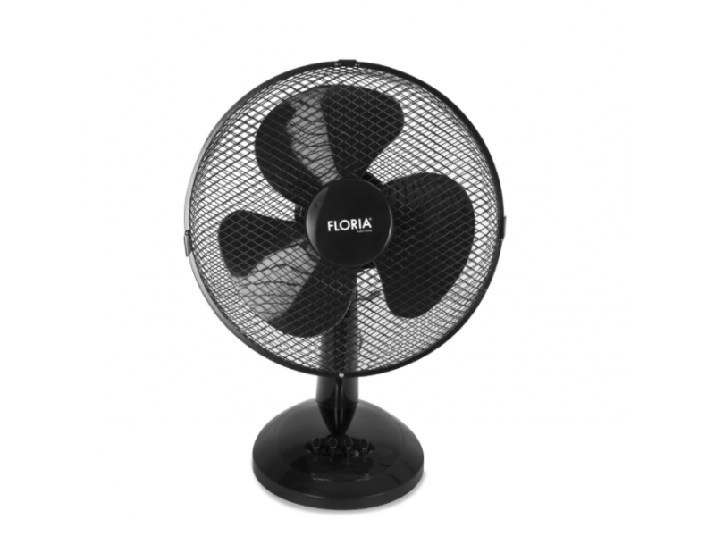 Ventilator de birou Floria ZLN-3383, Diametru 34 cm, Putere 35 W, 3 trepte de viteza, Functie oscilare