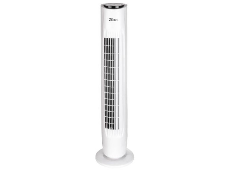 Ventilator turn Zilan ZLN-3437, Timer, Telecomanda, Trei trepte, Consum 45W, Debit de aer 1787 mc/ora