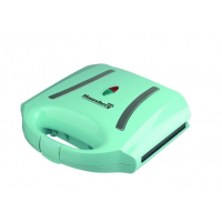 Sandwich maker Hausberg 800W, suprafata antiaderenta, turquoise