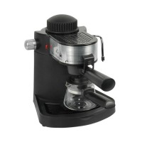 Espressor Cafea Manual Mega Hausberg, 3.5 Bar, 650 W, 4 Cești, Sistem Spumare, Capuccino, Negru