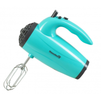 Mixer de mana Hausberg HB4119, Turquoise, 5 viteze , motor de cupru