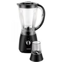 Blender de masa Heinner HBL-500R, 500W, 2 Viteze + Pulse, Bol 1.5L, Rasnita, Negru