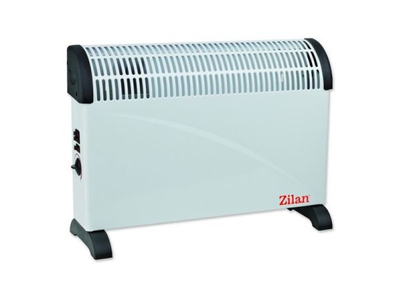 Convector electric de podea ZILAN ZLN-6843, 2000W, 3 trepte de putere, Termostat reglabil, Alb