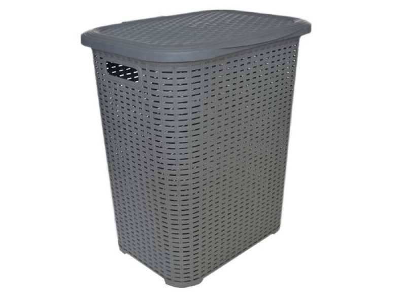 Cos de rufe TUFFEX, plastic rattan, 45 L