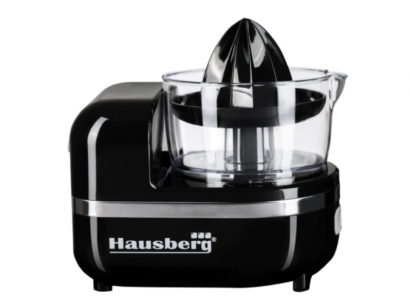 Robot bucatarie 3 in 1 (masina inghetata, storcator citrice, tocator),HAUSBERG HB-7521N, 150W, culoare negru