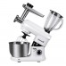 Robot de bucatarie multifunctional All-in-one Hausberg HB-7605AB, 1000 W, mixer/blender/tocat carne, Alb