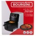 Friteuza cu aer cald Bourgini, capacitate mancare 0.8 kg, 2.2 L, cu timer si termostat reglabil, 1300 W, Negru/Alb