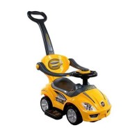 Masinuta Mega Car babyland -3 in 1, BC8301-Galben