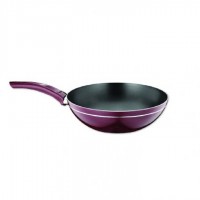 Tigaie wok aluminiu ZILAN ZLN-8754, Non-stick, 26 cm