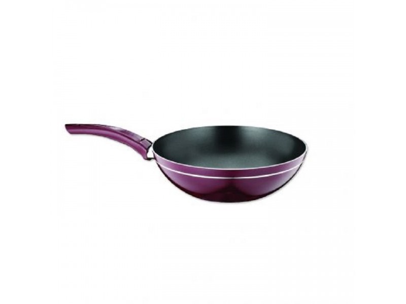 Tigaie wok aluminiu ZILAN ZLN-8754, Non-stick, 26 cm