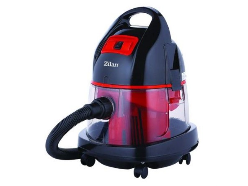 Aspirator cu filtrare umeda/uscata Zilan, 1400 W, Rosu ,ZLN-8945