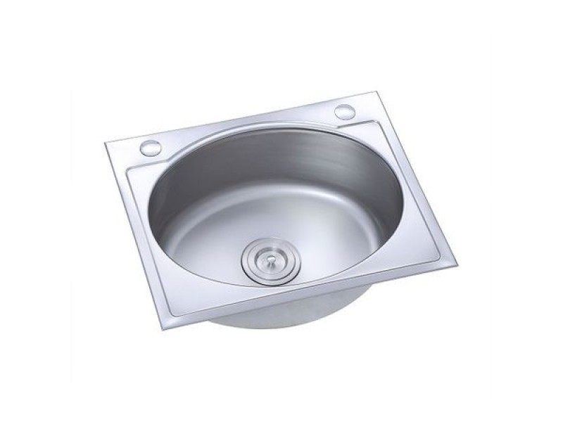 Chiuveta inox pentru blat 52x41 cm anticalcar cu preaplin FREDDO ERT-SN9005,Disponibil dreapta-stanga