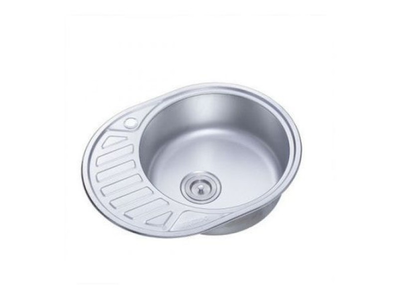 Chiuveta inox pentru blat 59x45 cm anticalcar cu preaplin FREDDO ERT-SN9006, disponibil stanga si dreapta