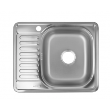 Chiuveta Sanitec SN9029D, pentru blat58 X48cm dreapta, anticalcar, inox