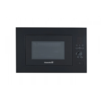 Cuptor cu microunde incorporabil Hausberg HB-8070NG, 25 l, 1400 W, Grill, Control digital, Negru/ALB