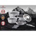 Set oale 11 piese , invelis granit, Granit Diamond Line, BH1121