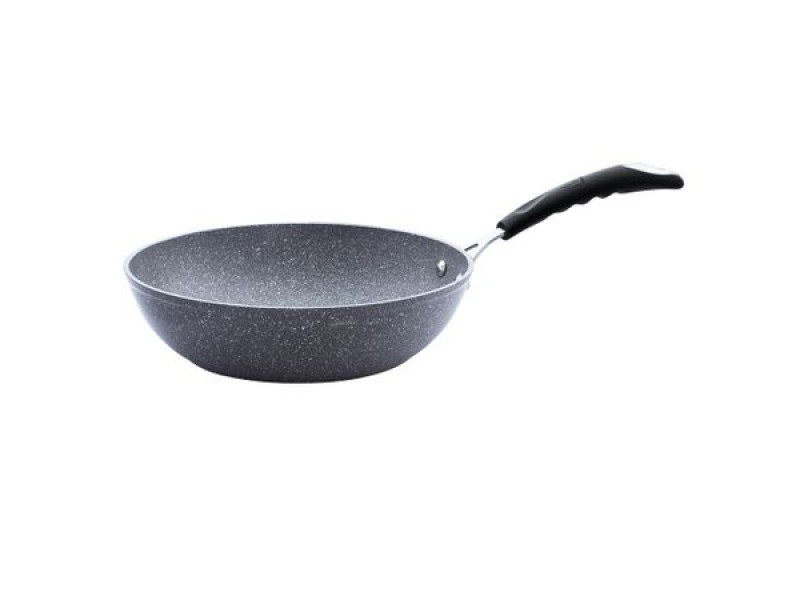 Tigaie wok 28cm fara capac , invelis marmura, Stone Touch Line, BH1159N