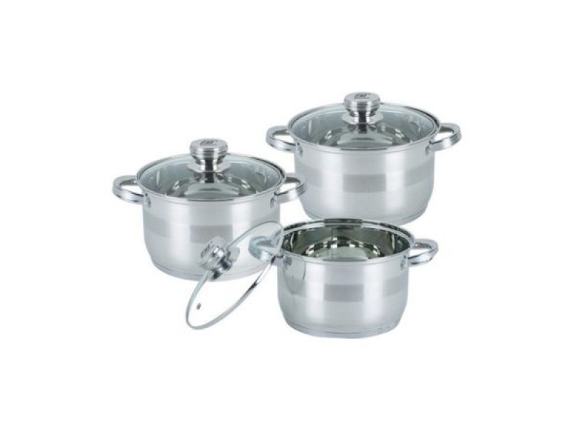 Set vase de gatit,inox,6 piese Bohmann 