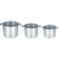 Set 3 oale cu capac din sticla 7.2L , 9L ,11L, Grunberg GR1052