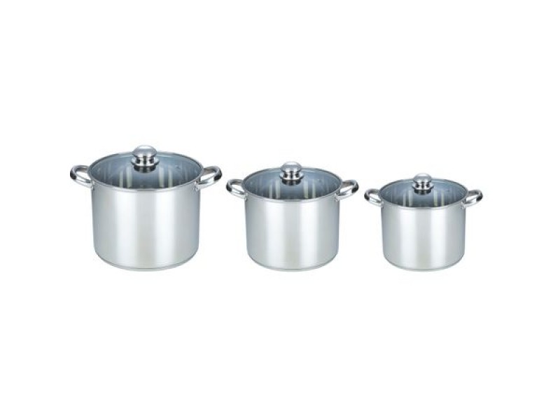 Set 3 oale cu capac din sticla 7.2L , 9L ,11L, Grunberg GR1052