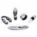 Set Desfacator de Vin , 5 accesorii din metal , Grunberg , GR331