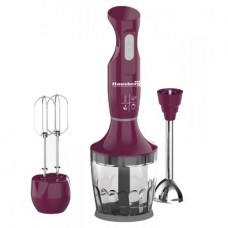 Blender 3 in 1 Hausberg HB-7706MV, capacitate bol 0.75 l, 600 W, Mov