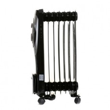 Radiator 7 elementi, Hausberg HB-8900N, 3 setari de caldura, NEGRU