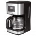 Cafetiera digitala Heinner, 900W, 1.5L, Timer, LCD, Negru-Inox