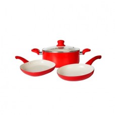 Set Heinner Beatrice, 4 piese: tigaie, grill, cratita, capac, ceramica 