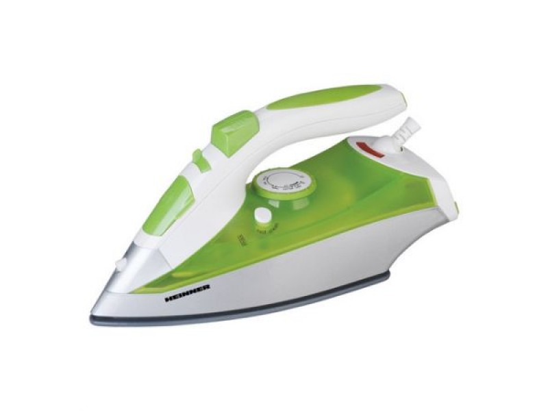  Fier de calcat Heinner Dyna, Talpa ceramica, 2400 W, 0.28 l, Alb/Verde 