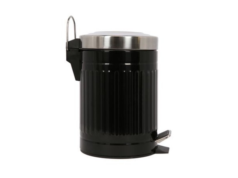 Cos pentru gunoi cu pedala, capacitate 3L , Grunberg, ,RY1613-Negru