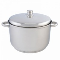 Oala din inox cu capac , capacitate 17.5 L