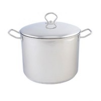 Oala din inox cu capac , capacitate 10.5 L