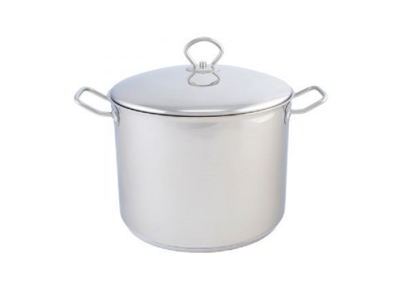 Oala din inox cu capac , capacitate 10.5 L