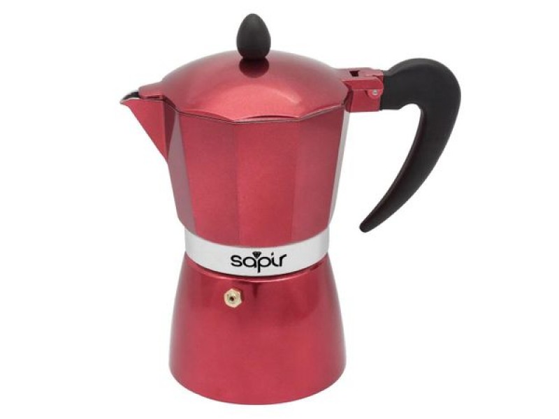 Cafetiera cubaneza SAPIR SP 1173 I6R, 6 cesti, Rosu