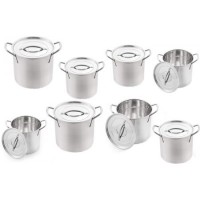 Set Oale inox cu Capace inox ,Grunberg ,SP8